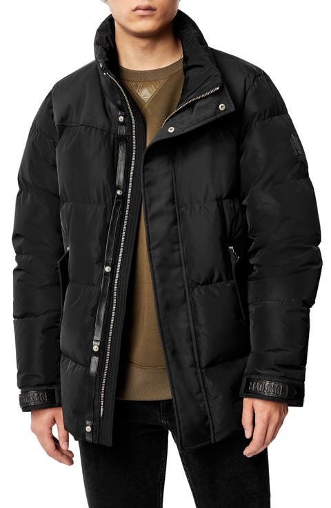 Riley Genuine Shearling Lined Down Jacket