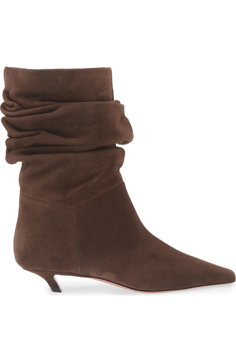 Amina Muaddi Jamie Slouch Bootie, Alternate, color, Crosta Coffee