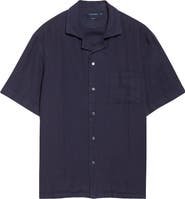 Thom Sweeney Linen Camp Shirt