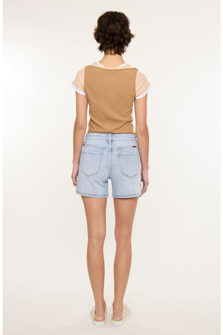 Lynne Essentials Mid Rise Shorts, Alternate, color, Light Wash