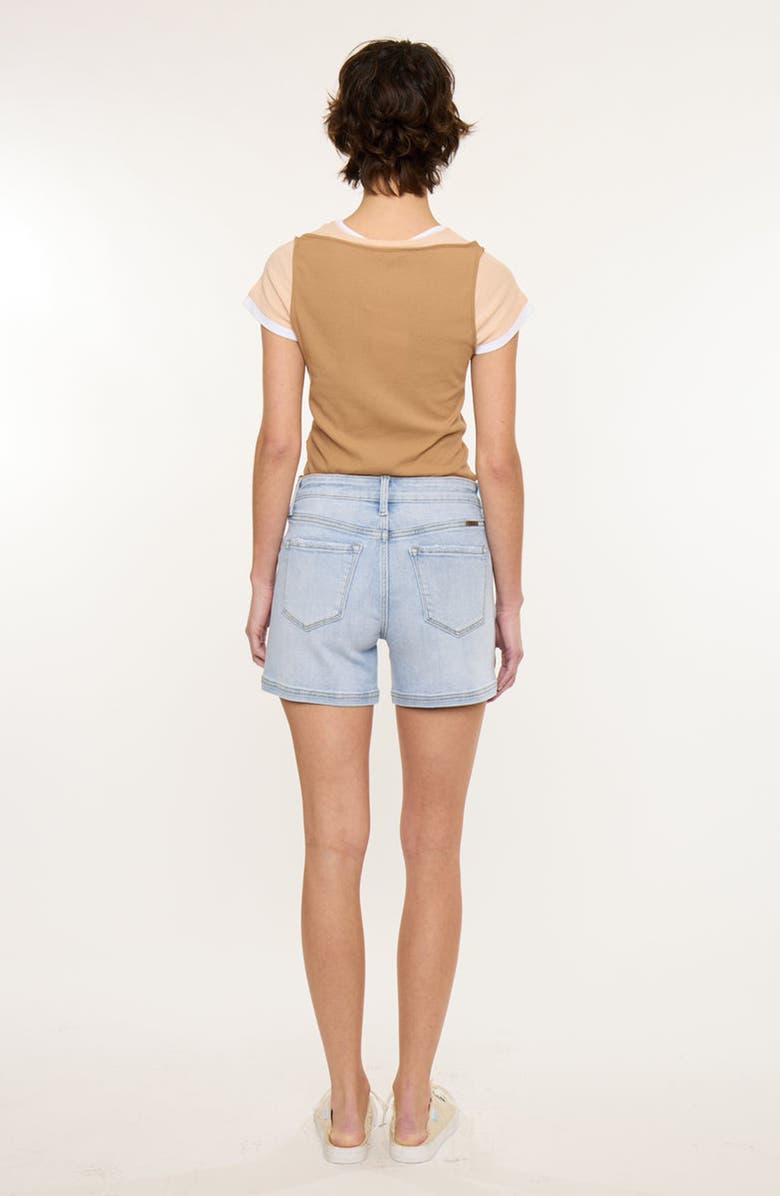 KanCan Lynne Essentials Mid Rise Shorts, Alternate, color, Light Wash