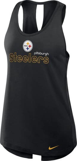 売れ筋商品|||ナイキ カットソー トップス レディース Women's Black Pittsburgh Steelers Performance Tank Top Black Nike Women's Nike Black Pittsburgh Steelers Plus Size