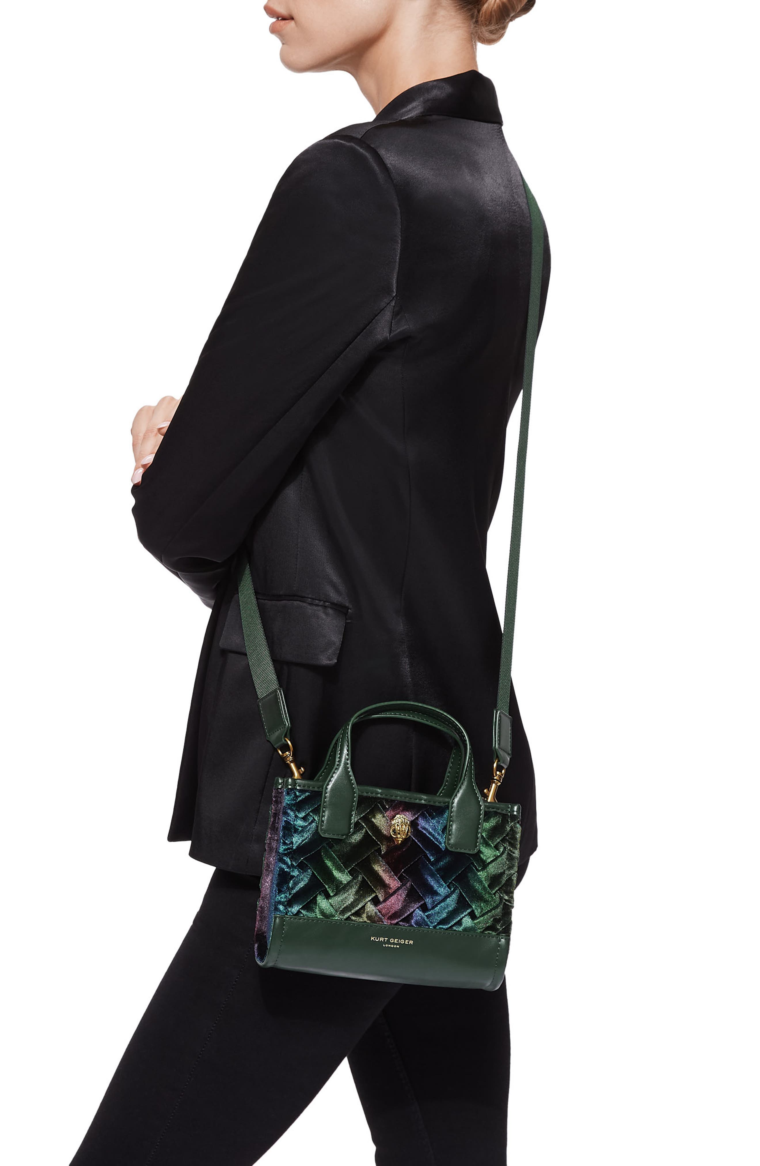 Kurt Geiger London Extra Small Recycled Shopper Bag, Alternate, color, 