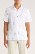 TravisMathew Hawaiian Kitchen Camp Shirt