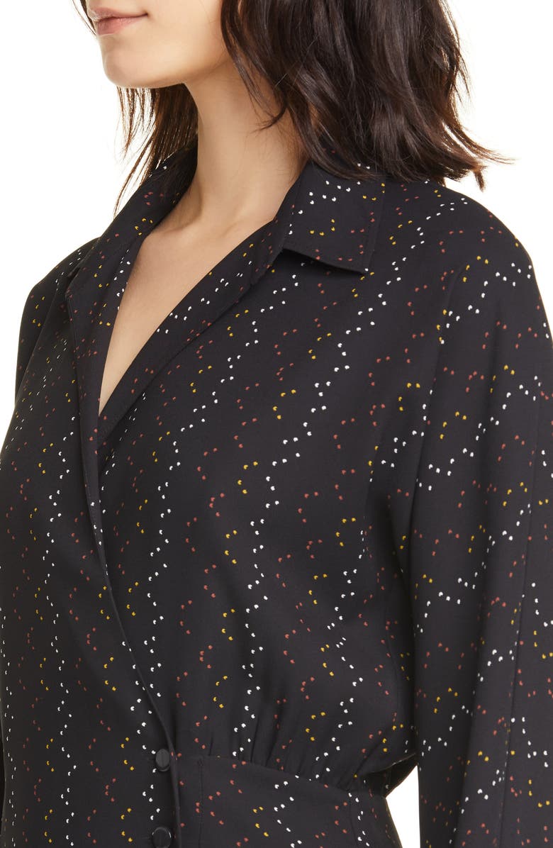 Equipment Harmon Long Sleeve Shirtdress, Alternate, color,