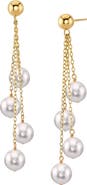 The Pearl Source White Akoya Pearl Luciane Earrings