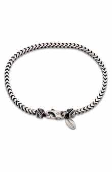 Sterling Silver Woven Chain Bracelet