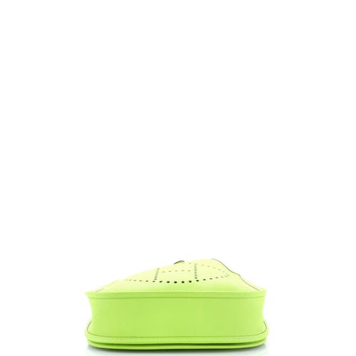 Pre-owned Hermes Hermes Evelyne Bag Gen Iii Epsom Pm In Green