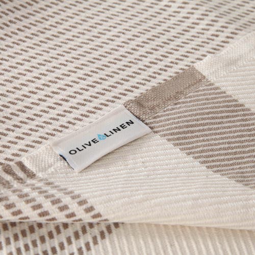 Olive And Linen Olive & Linen Pixel Turkish Towel Set