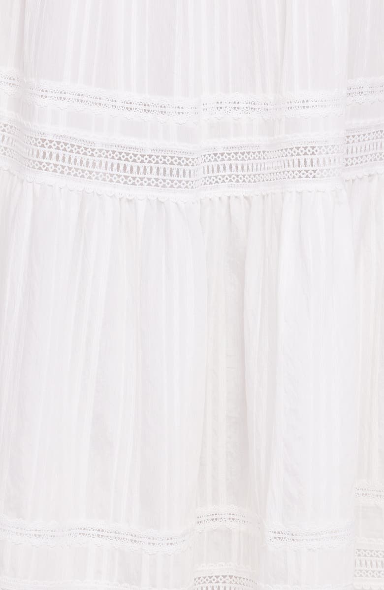 Petal & Pup Peony Maxi Skirt, Alternate, color, White