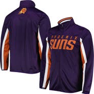 G-III SPORTS BY CARL BANKS Men's G-III Sports by Carl Banks Purple Phoenix Suns Contender Wordmark Full-Zip Track Jacket