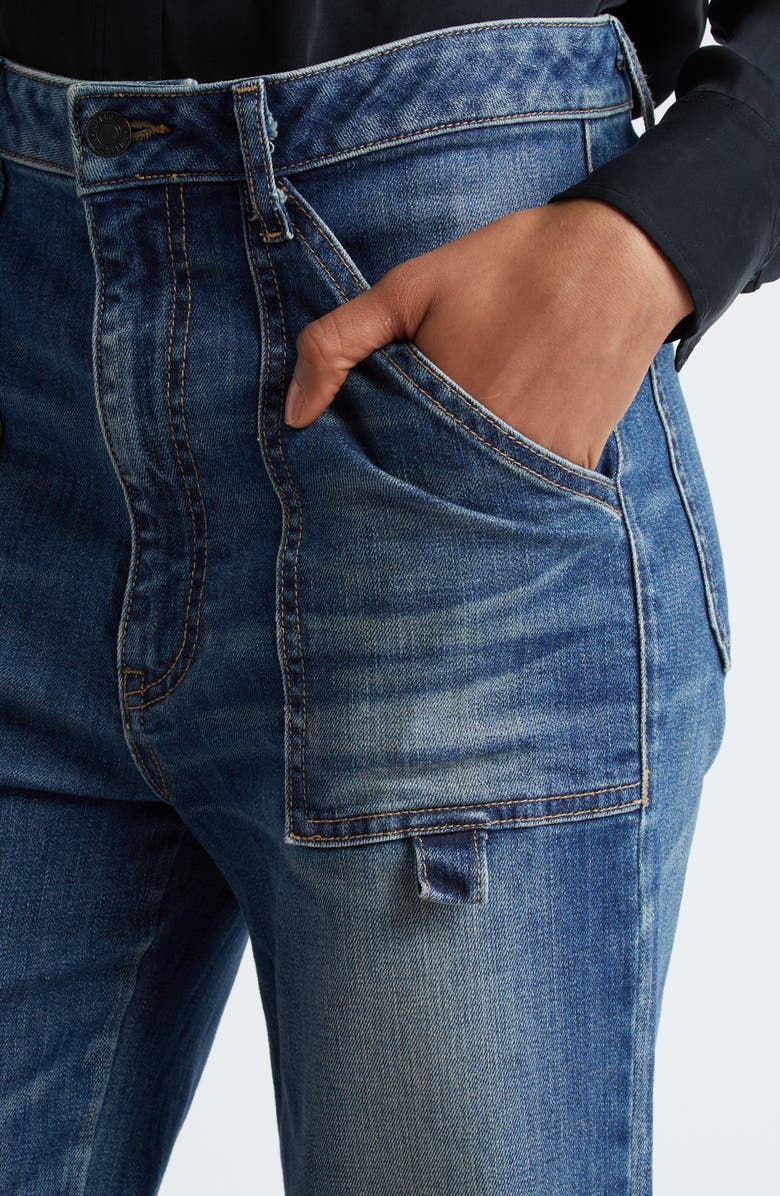 Nili Lotan Quentin Flare Jeans, Alternate, color,