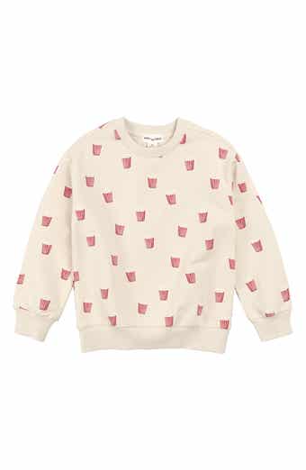 MILES THE LABEL Kids' Popcorn Print French Terry Sweatshirt