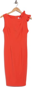 Calvin Klein Bow Sheath Dress