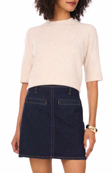 Vince Camuto Mock Neck Sweater