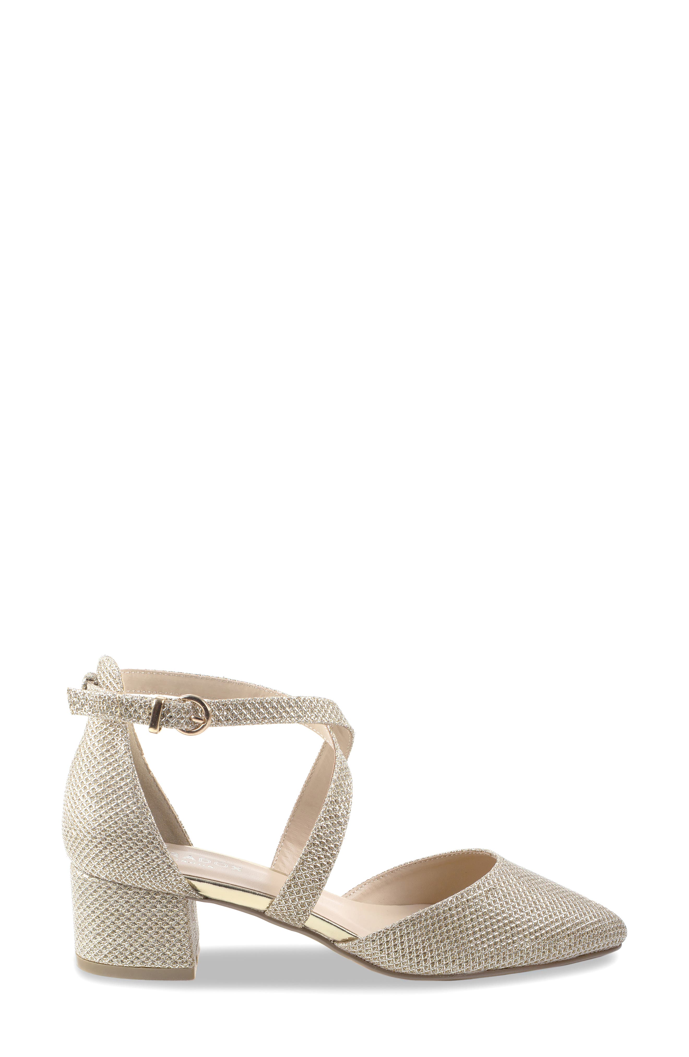 Francis Metallic Pump, Alternate, color, CHAMPAGNE