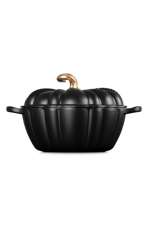 Le Creuset Figural Pumpkin Baking Dish In Black