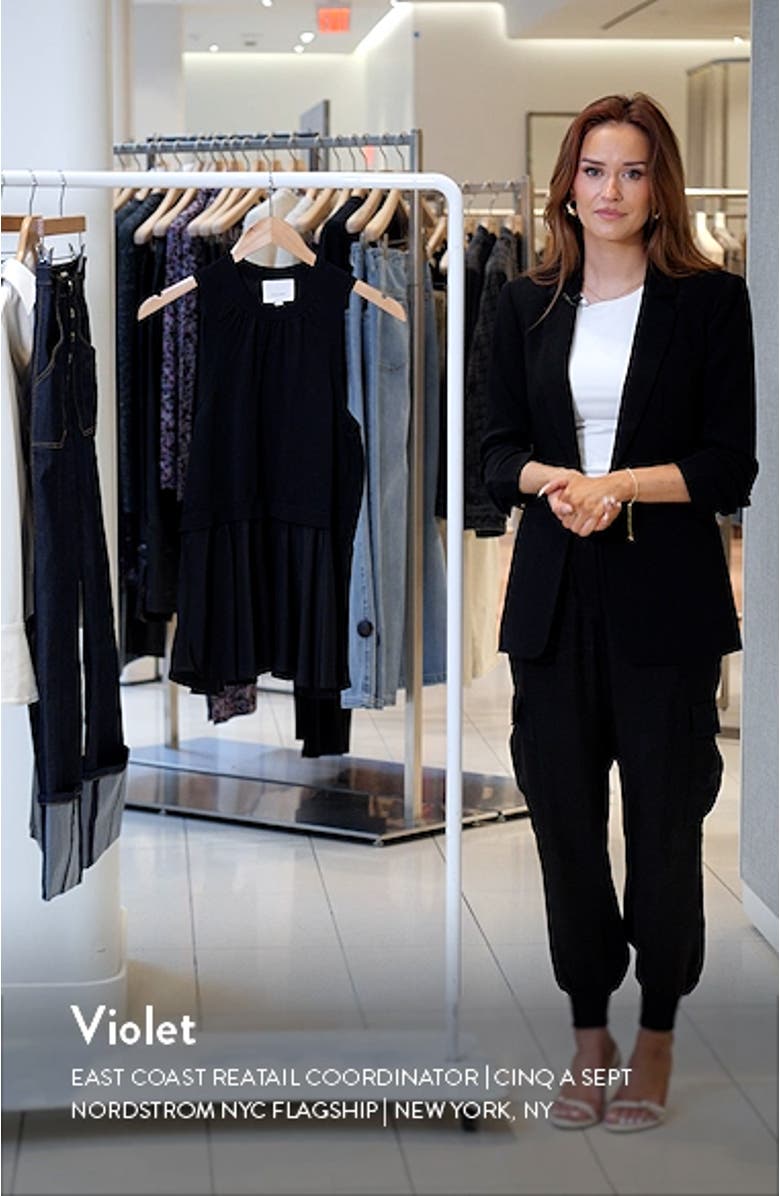 Tess Mixed Media Layered Top, sales video thumbnail