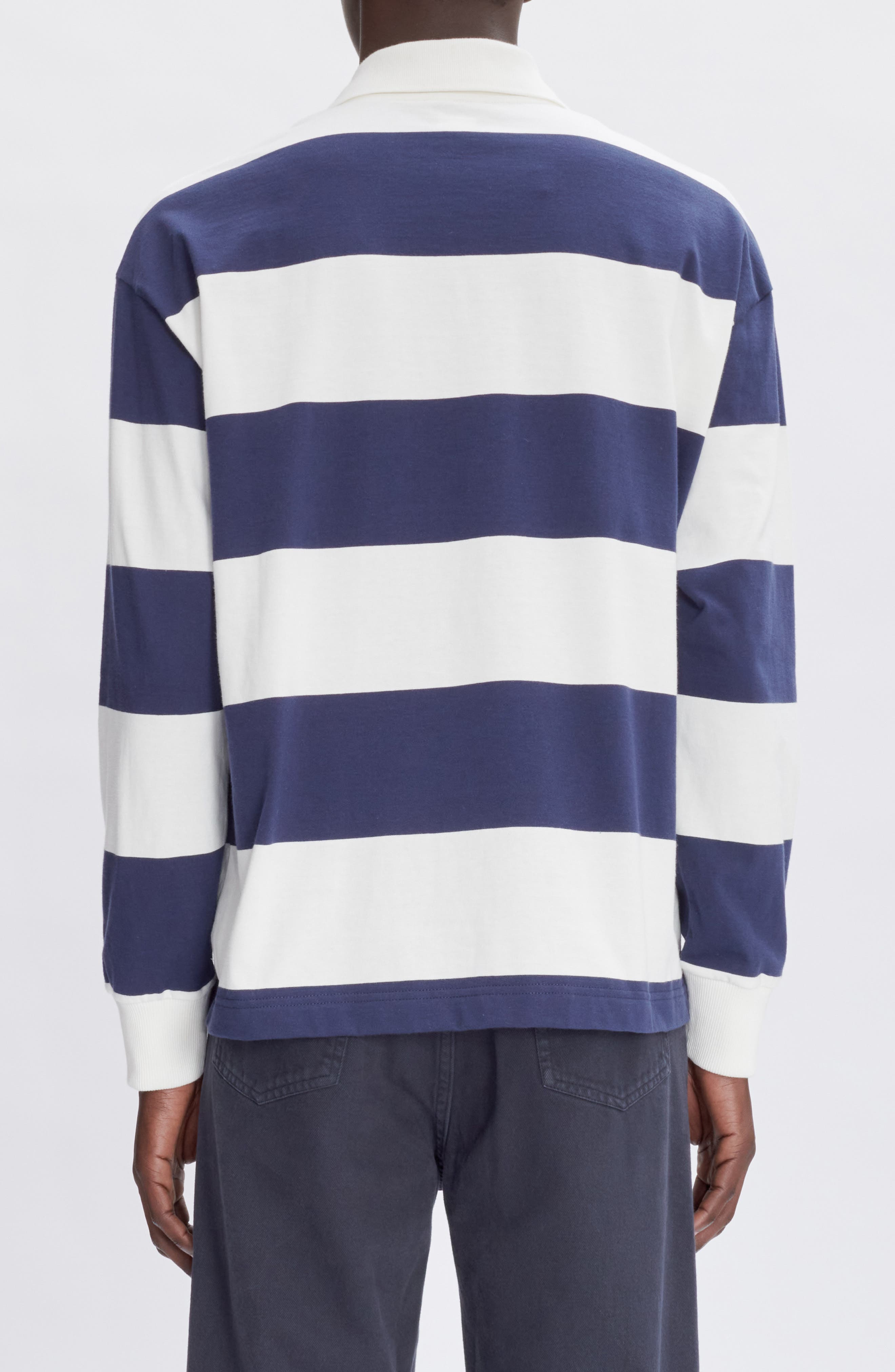 Riley Stripe Long Sleeve Polo - image 2