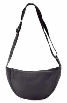 Adornia Black Sporty Adjustable Moon Bag