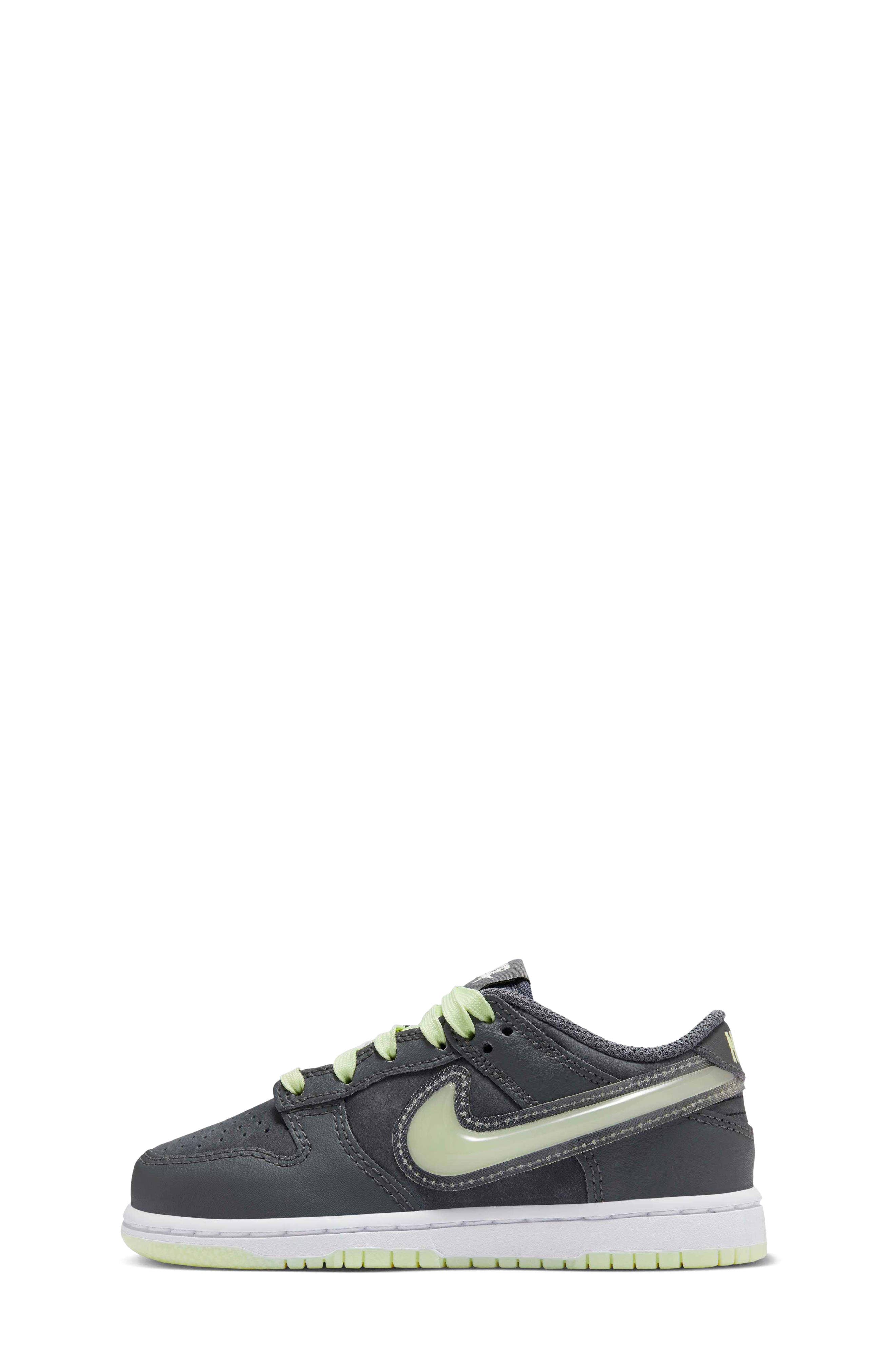 Nike Dunk Low Glow in the Dark Basketball Sneaker, Alternate, color, 
