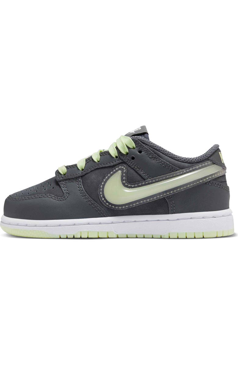 Nike Dunk Low Glow in the Dark Basketball Sneaker, Alternate, color,