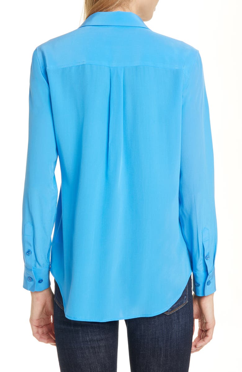 Equipment Slim Signature Silk Shirt, Alternate, color, 