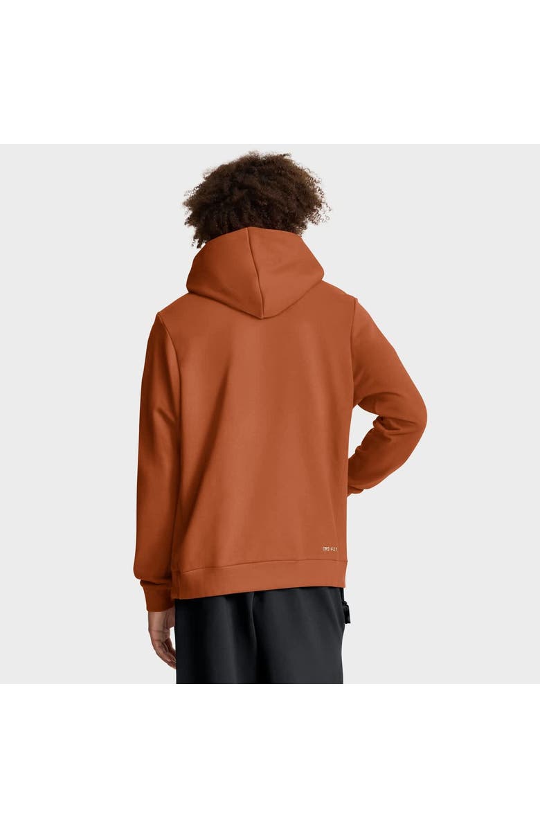 Nike Men's Nike Burnt Orange Texas Longhorns 2025 Sideline Standard Issue Dri-FIT Hoodie, Alternate, color, Burnt Orange