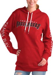 G-III 4HER BY CARL BANKS Women's G-III 4Her by Carl Banks Red Tampa Bay Buccaneers Extra Inning Pullover Hoodie
