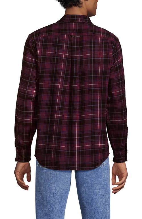 Lands' End Traditional Fit Flagship Flannel Shirt In Multi