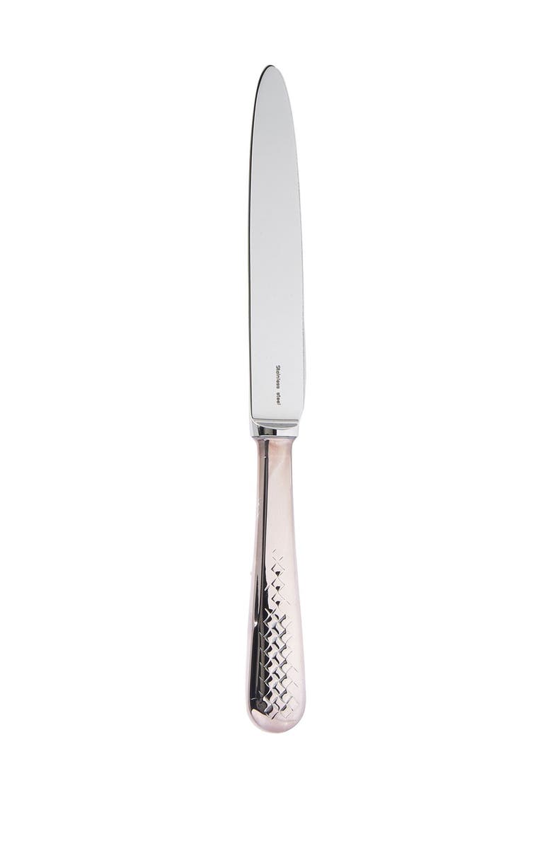 Bottega Veneta Intrecciato Design Sterling Silver Knife, Main, color,