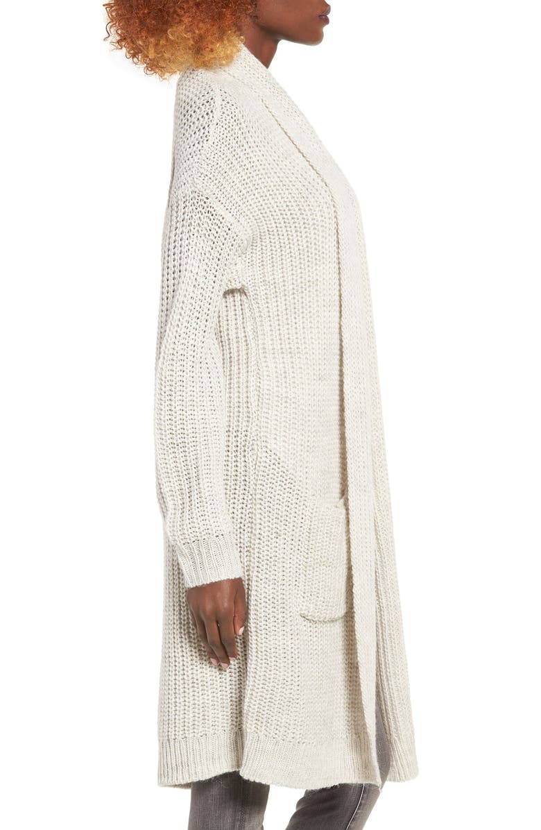 BP. Shawl Collar Knit Cardigan, Alternate, color,
