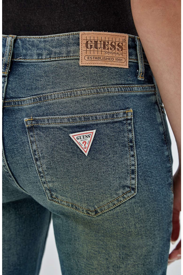 Tinted Bootcut Jeans, Alternate, color, BLUE