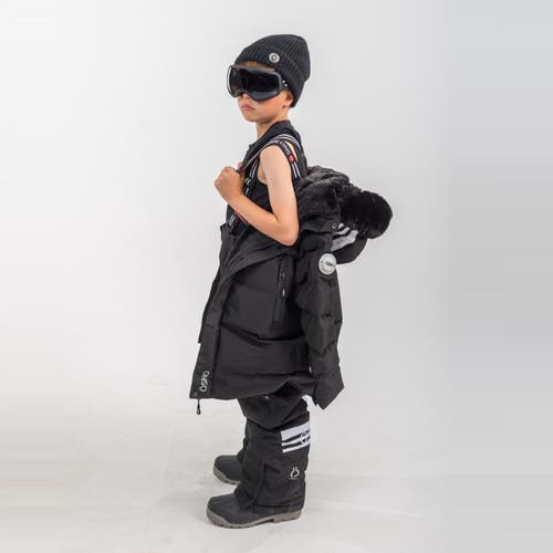 Ösno Rafa Luxury Snowsuit Jacket And Snowpant In Black