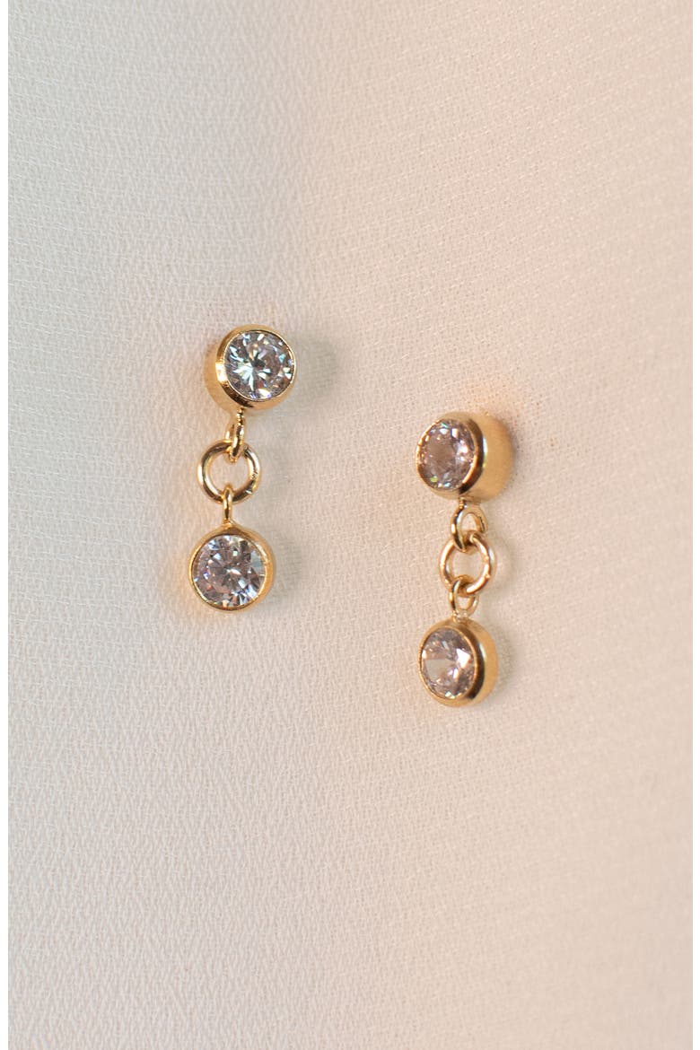 Sadie Drop Earrings, Alternate, color, GOLD