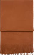 MANGO Fringe Scarf