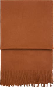 MANGO Fringe Scarf