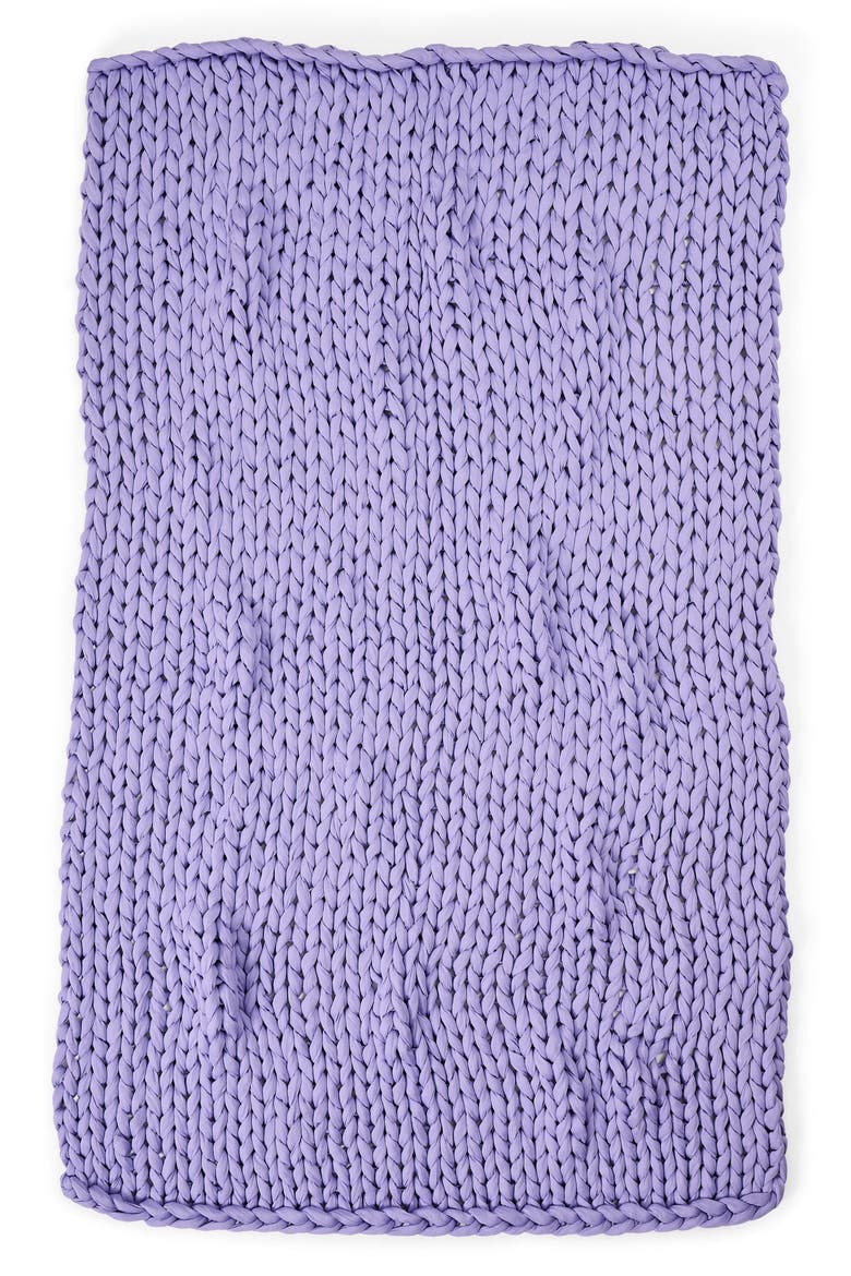 Tencel™ & Cotton Weighted Blanket, Alternate, color, SWEET LAVENDER