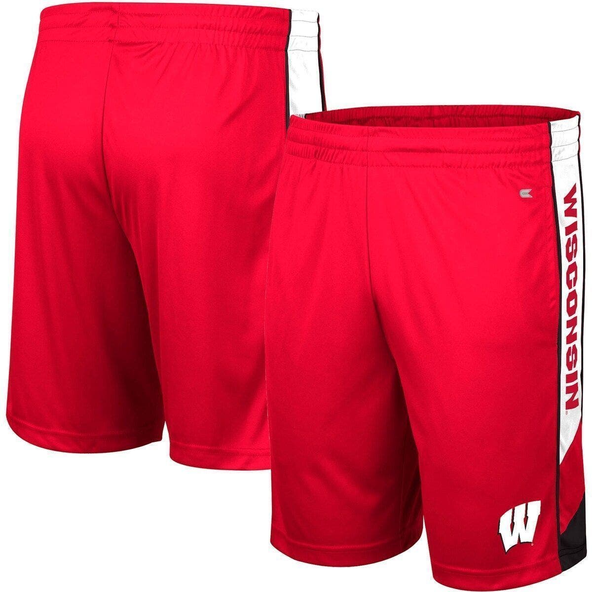 COLOSSEUM Men's Colosseum Red Wisconsin Badgers Pool Time Shorts (Men ...