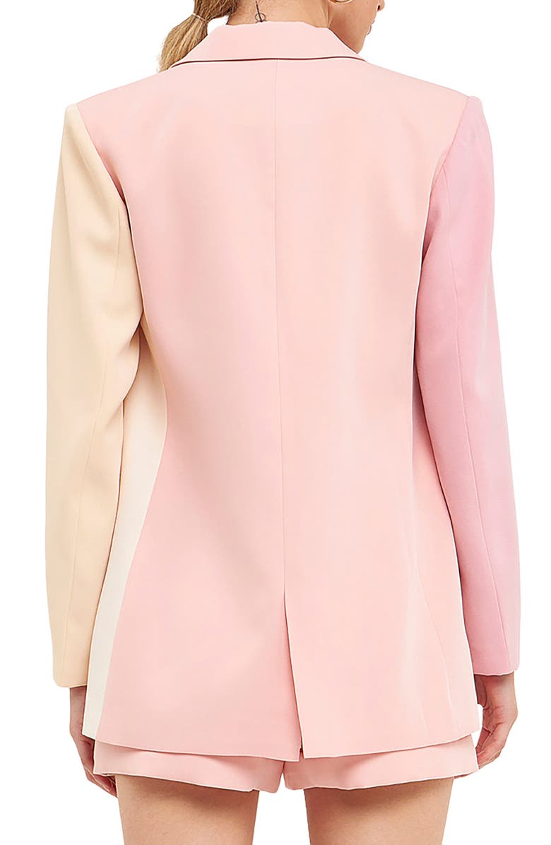 Endless Rose Colorblock Blazer, Alternate, color,