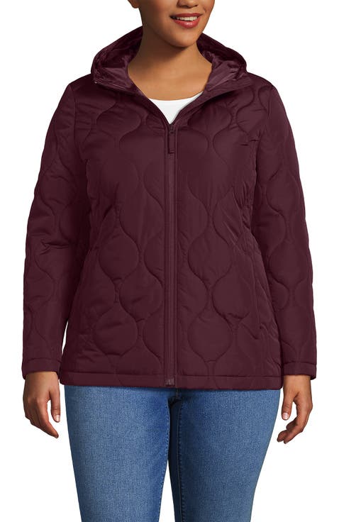 Plus Size FeatherFree Quilted Insulated Jacket