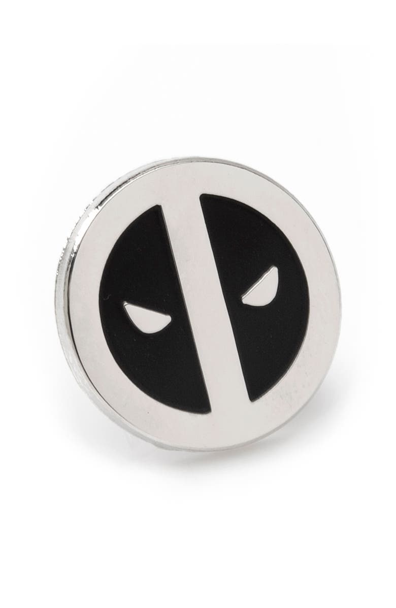 Cufflinks, Inc. Deadpool Mask Lapel Pin, Main, color, 