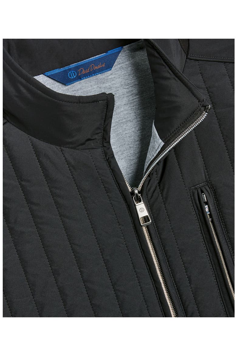 Vertical Quilted Vest, Alternate, color, BLACK