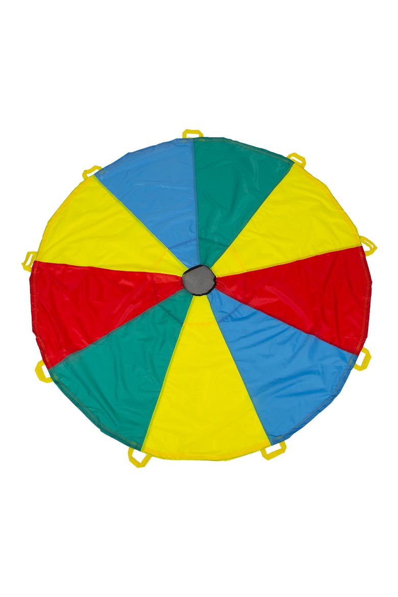 Funchute 6-Foot Play Parachute, Main, color, YELLOW RED BLUE GREEN