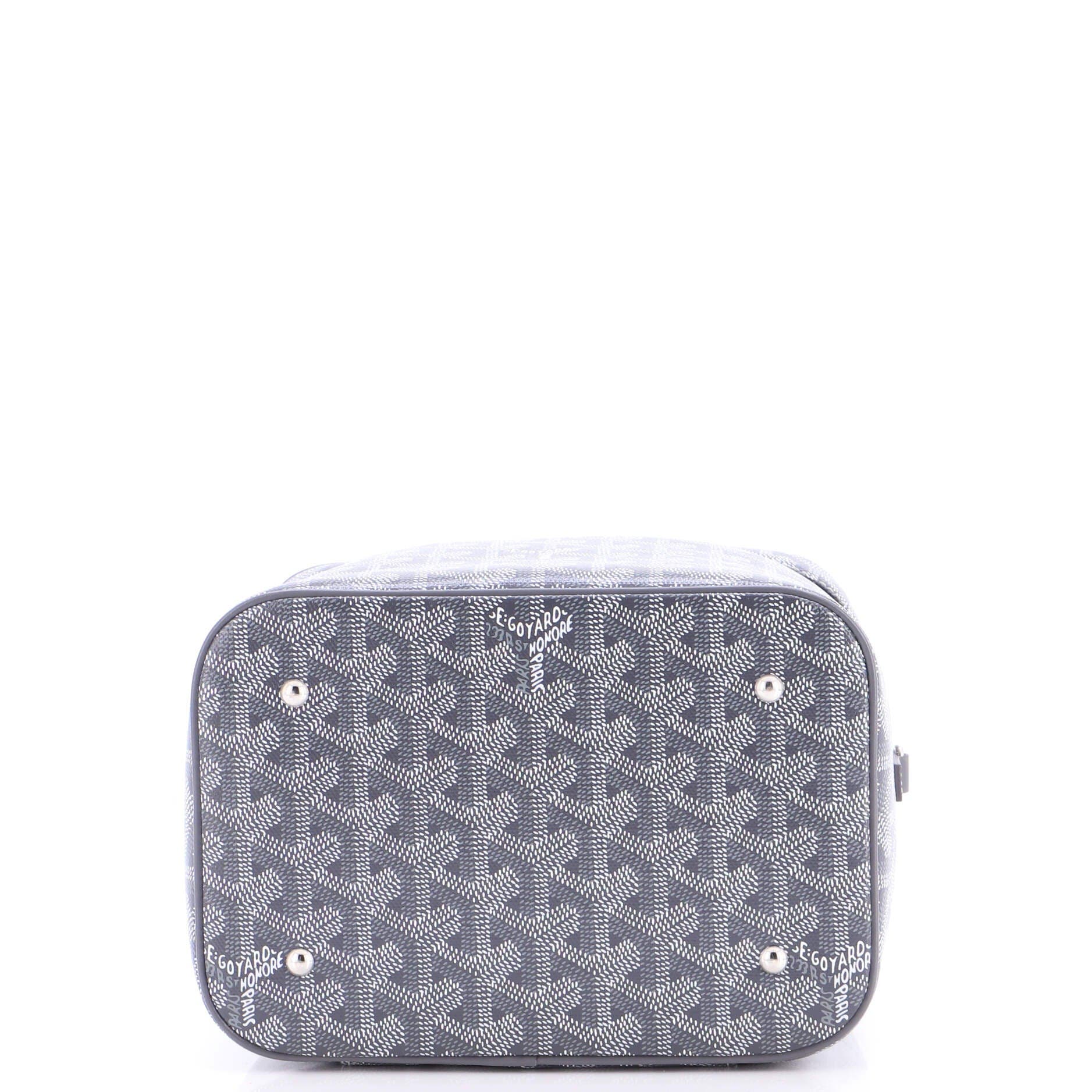 Pre-Owned Goyard Muse Vanity Case Coated Canvas, Alternate, color, Gray