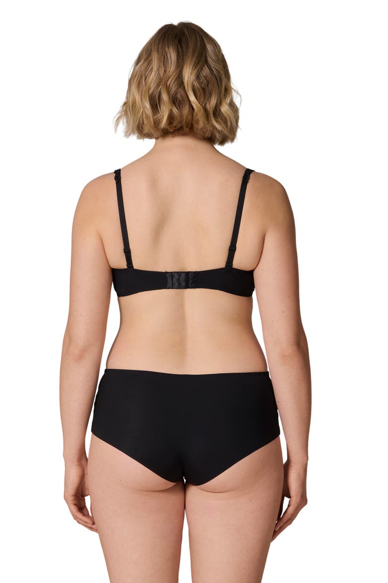 'Saga' Embroidered Boyshort Briefs, Alternate, color, TATOO NOIR