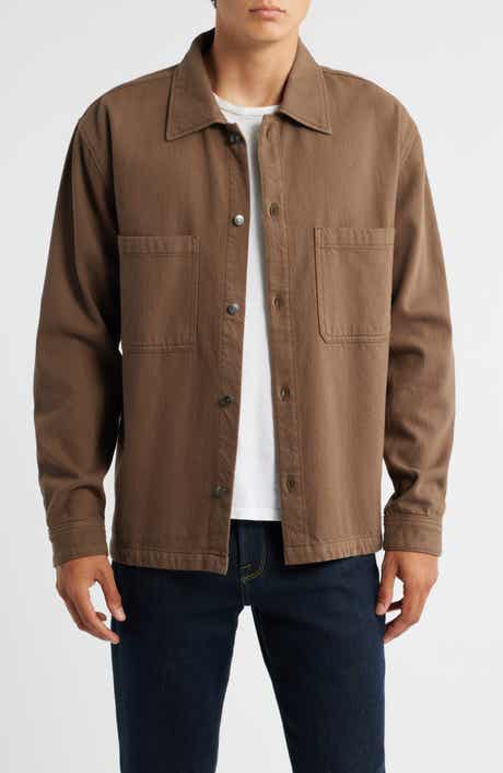 Textured Terry Double Pocket Overshirt