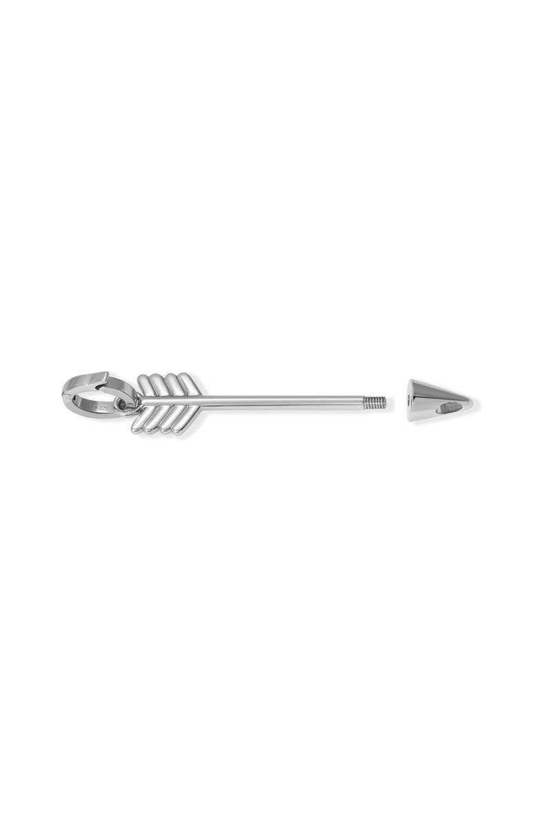 Adina Reyter Arrow Charm, Alternate, color, Silver