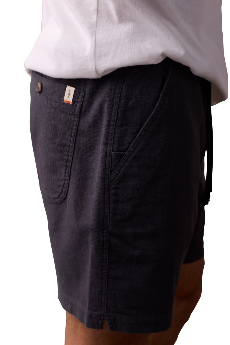 Texstretch Summer Drawstring Stretch Cotton Shorts, Alternate, color, STORM