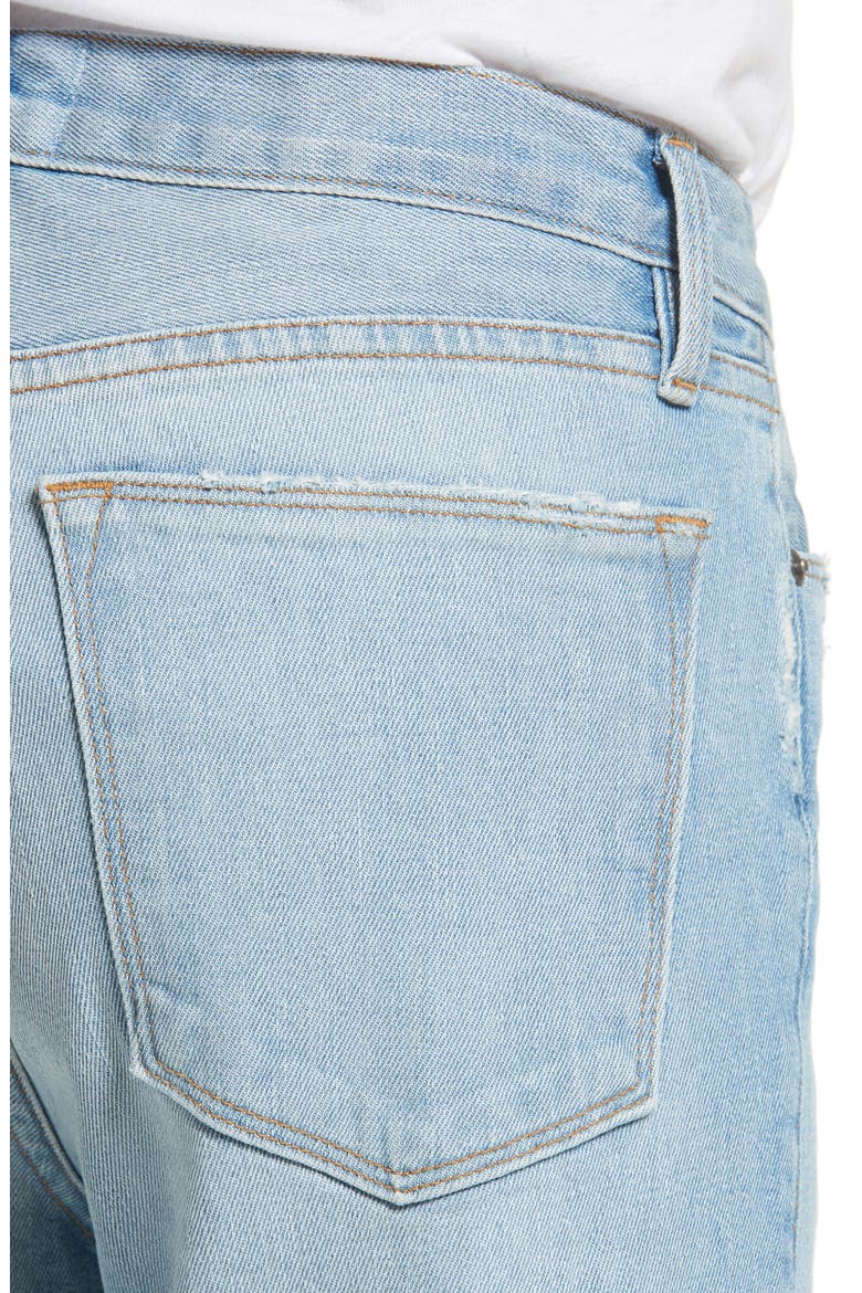 Le High Straight Leg Cuffed Jeans, Alternate, color, BERKSHIRE